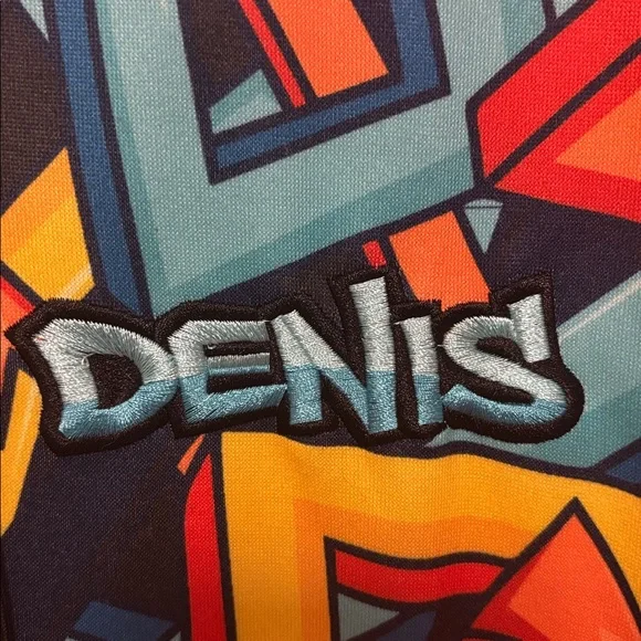 Denis Colorful Geometric Hoodie Size: Large NWOT - Picture 4 of 4